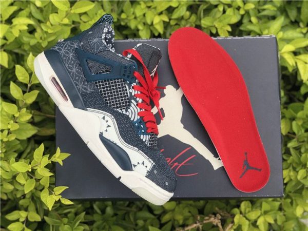 Air Jordan 4 Deep Ocean CW0898-400 red sole