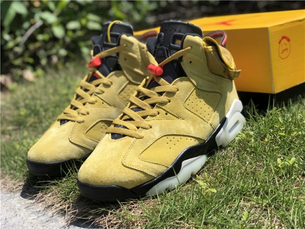 Air Jordan 6 X Travis Scott Yellow sneaker