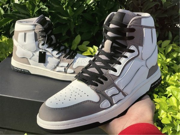 Amiri Skel High-Top Sneakers Grey On Sale