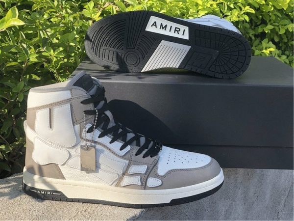 Amiri Skel High-Top Sneakers Grey bottom