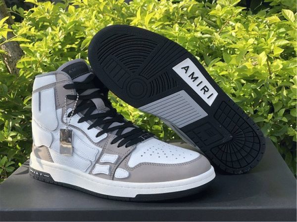 Amiri Skel High-Top Sneakers Grey for sale