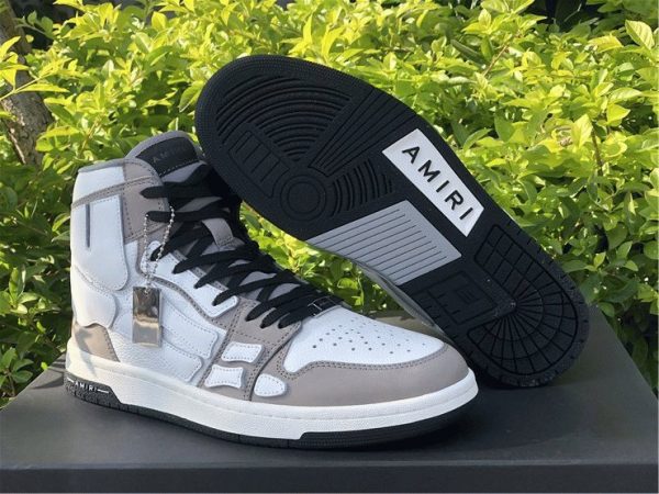 Amiri Skel High-Top Sneakers Grey for sale