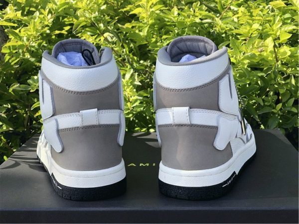 Amiri Skel High-Top Sneakers Grey heel