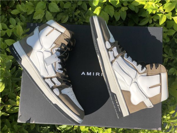 Amiri Skel High-Top Sneakers Khaki 2021