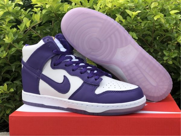 Nike Dunk High Varsity Purple shoes
