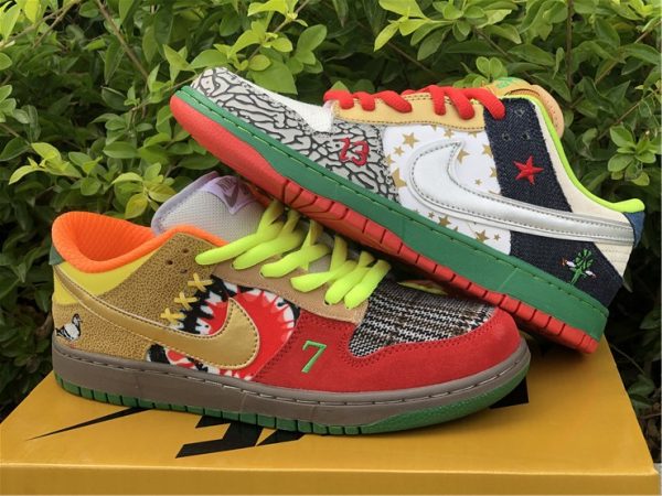 Nike Dunk SB What the Dunk panels