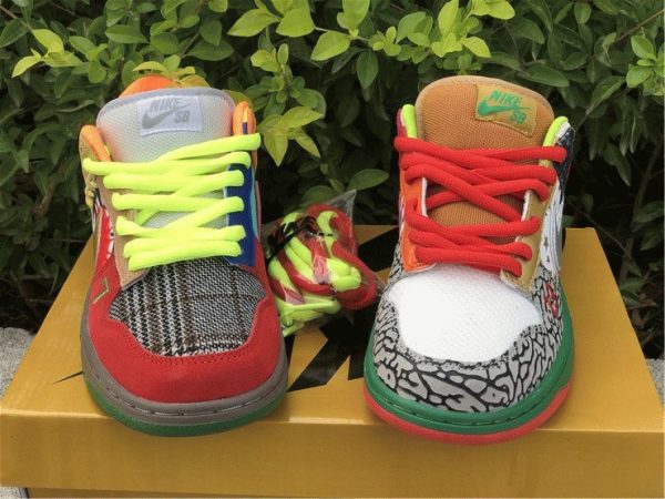 Nike Dunk SB What the Dunk tongue