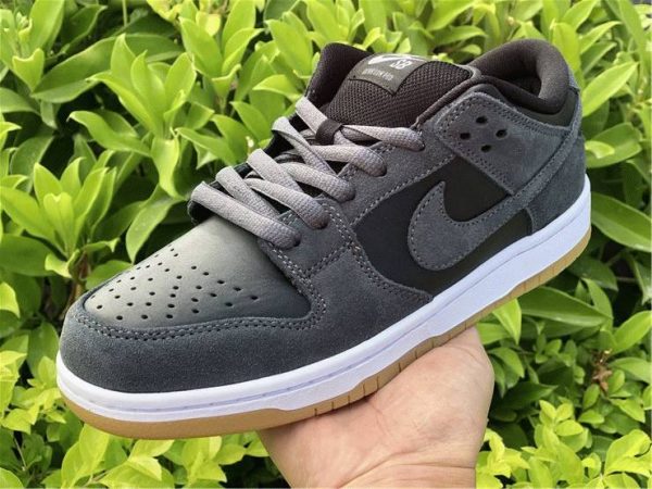 Nike SB Dunk Zoom Low Dark Grey on hand look