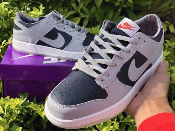 Nike SB Low Wolf Grey Dark Grey tongue