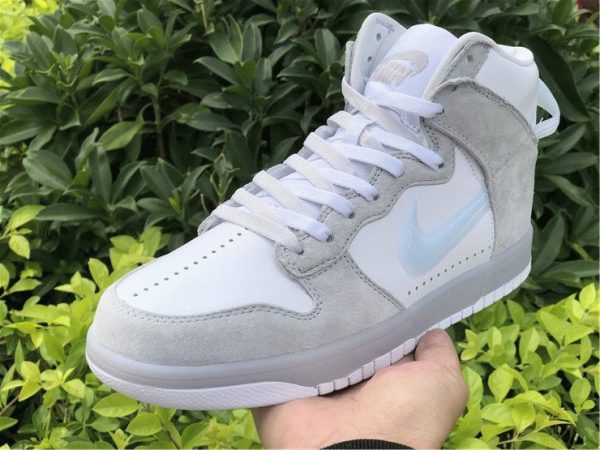 Slam Jam Dunk High White Pure Platinum on hand