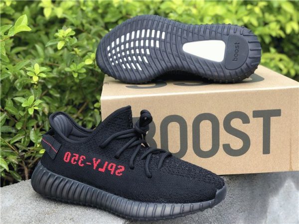 adidas Yeezy Boost 350 V2 Black Red bottom