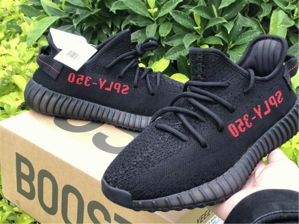 adidas Yeezy Boost 350 V2 Black Red shoes