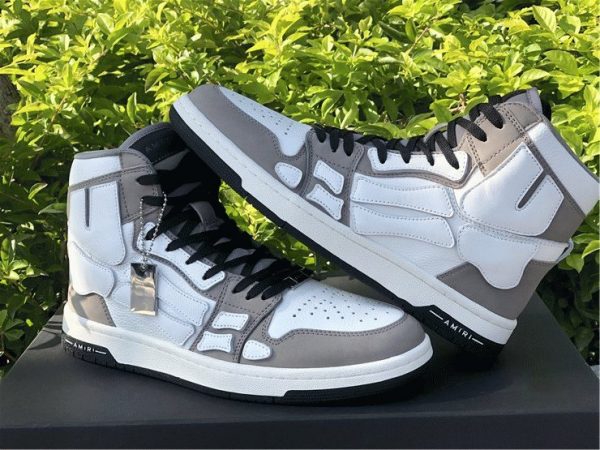 where to buy Amiri Skel High-Top Sneakers Grey