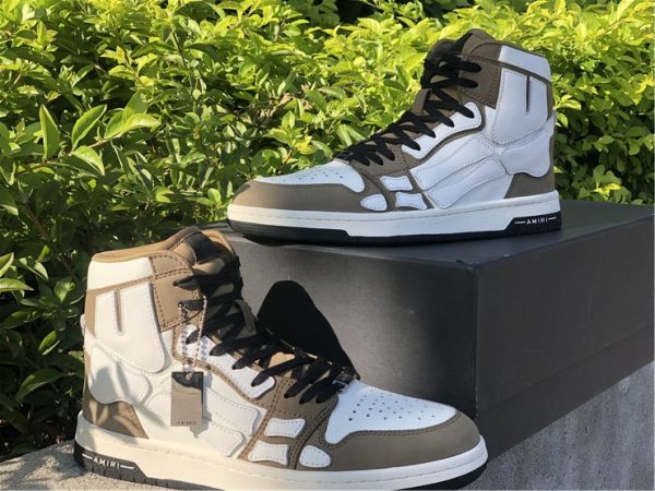 where to buy Amiri Skel High-Top Sneakers Khaki online