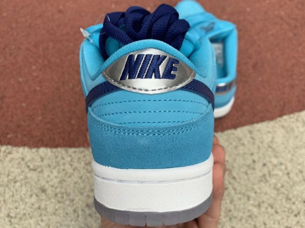 2020 Nike SB Dunk Low Blue Fury Heel