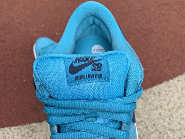 2020 Nike SB Dunk Low Blue Fury tongue