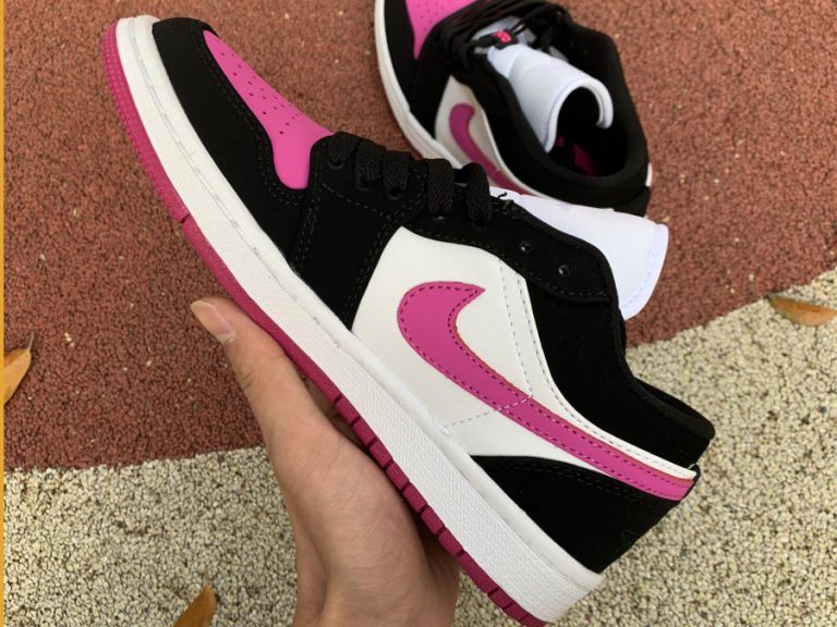air jordan 1 low black cactus flower