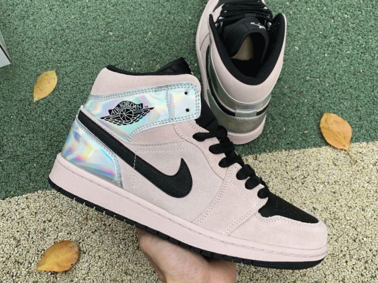 air jordan 1 mid dirty powder iridescent