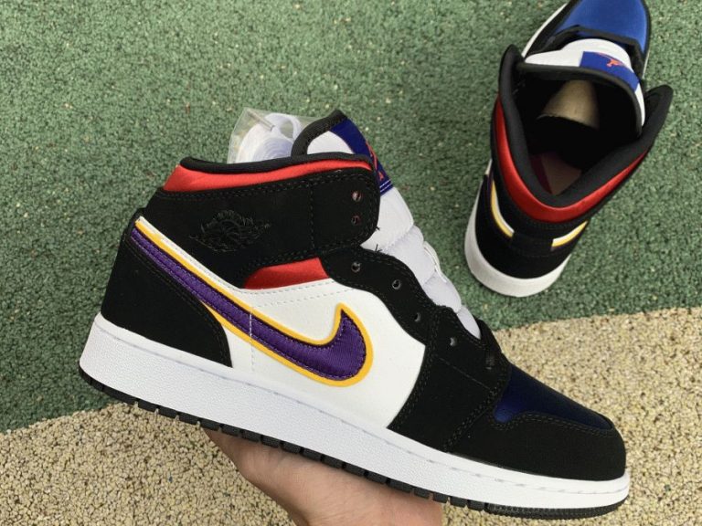 air jordan 1 mid laker top 3