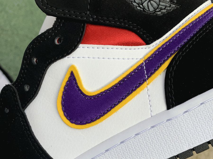 air jordan 1 mid laker top 3