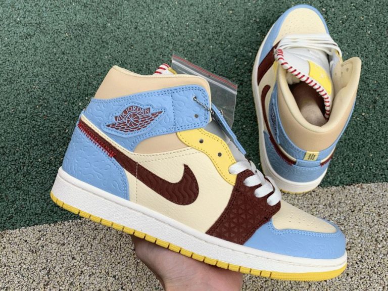 air jordan 1 mid fearless by maison château rouge