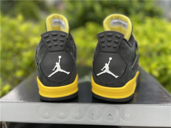 2012 Nike Air Jordan IV 4 Retro Thunder jumpman heel