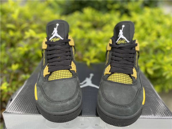 2012 Nike Air Jordan IV 4 Retro Thunder tongue