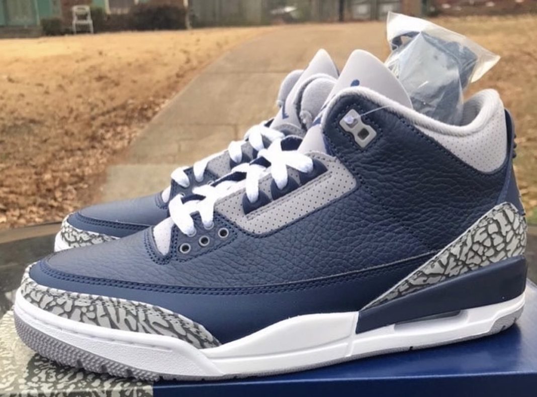 2021 Air Jordan 3 Midnight Navy