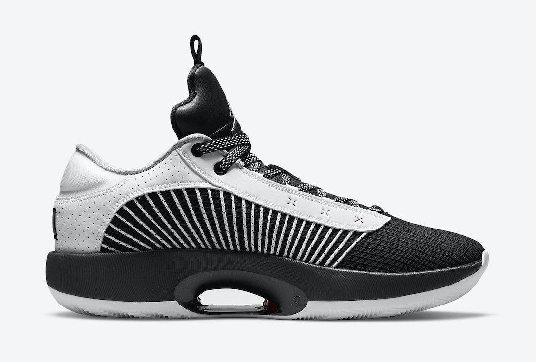 2021 Black White Air Jordan 35 Low