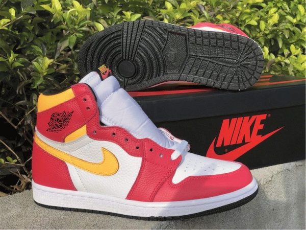 Air Jordan 1 High OG Light Fusion Red for sale