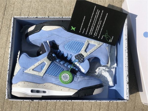 Air Jordan 4 SE University Blue in box