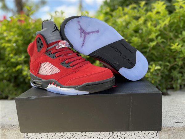 Air Jordan 5 Raging Bull 2021 Red Suede DD0587-600