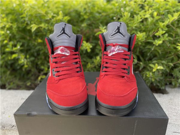 Air Jordan 5 Raging Bull 2021 Red Suede DD0587-600 front