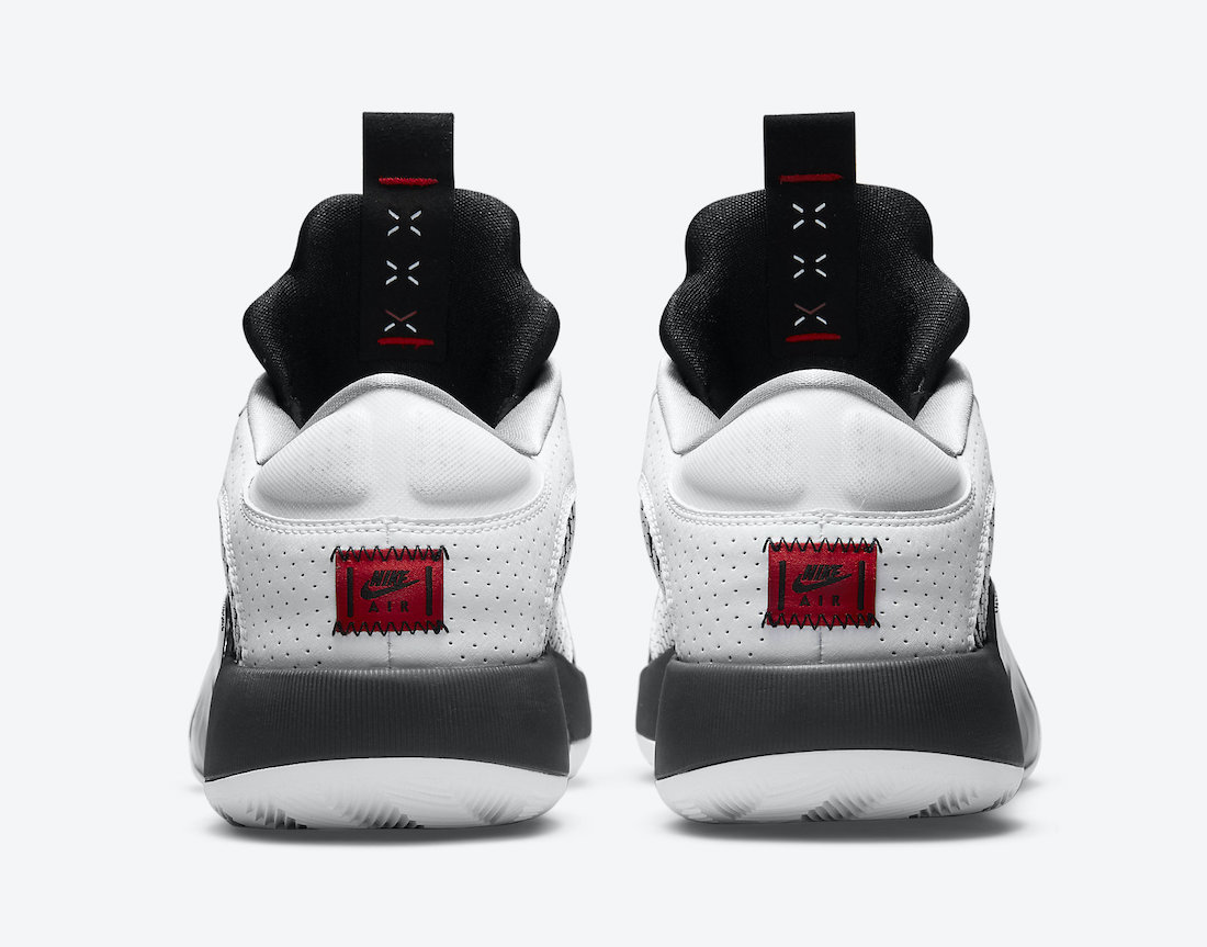 Black White Air Jordan 35 Low Heel