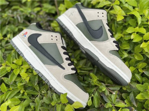 Dunk Low Travis Scott x Playstation Olive Green sale