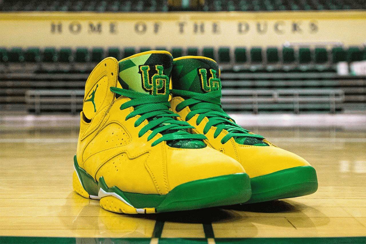 New Air Jordan 7 Oregon Ducks