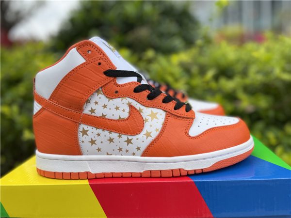 Nike SB Dunk High Supreme Orange Star