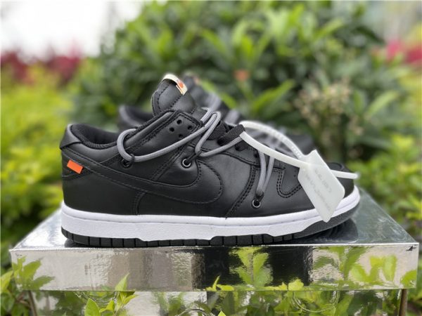 Off-White Nike SB Dunk Low All Black Anthracite