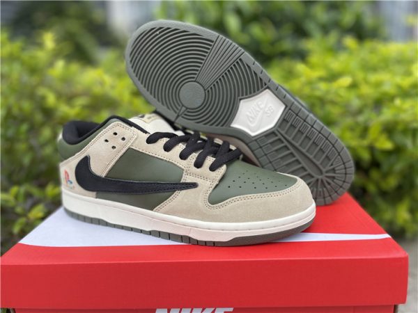 Olive Travis Scotts PlayStation Nike Dunk Low sneaker on sale