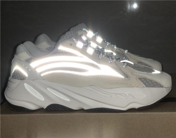 Reflective adidas Yeezy Boost 700 V2 Cream panel