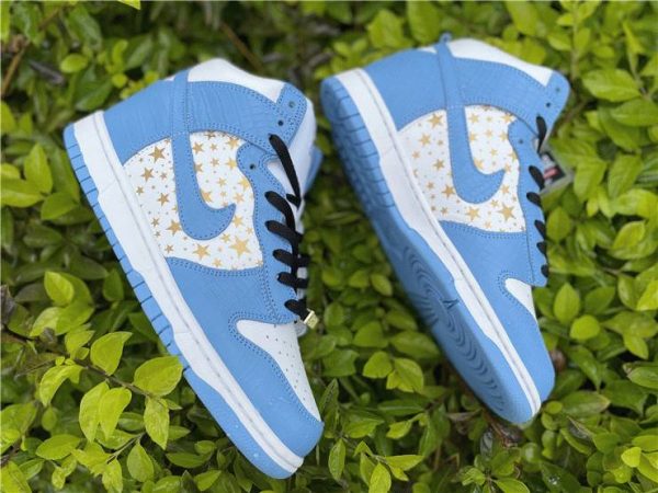 Supreme x Dunk High Pro SB Blue panels