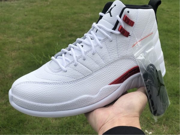 2021 Air Jordan 12 Twist White University on hand