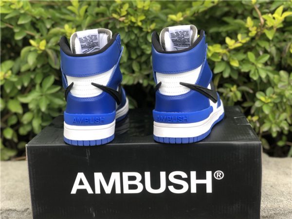 AMBUSH Dunk High Royal Blue heel