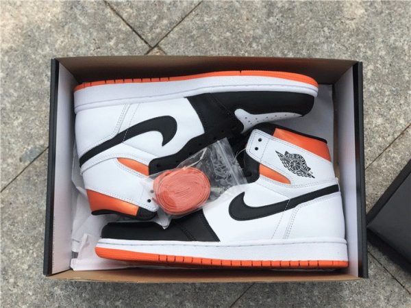 Air Jordan 1 High OG GS Electro Orange in box