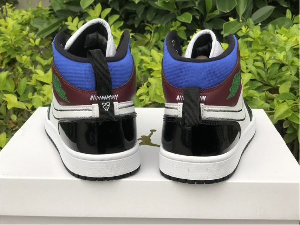 Air Jordan 1 Mid SE Multi-Color royal collar