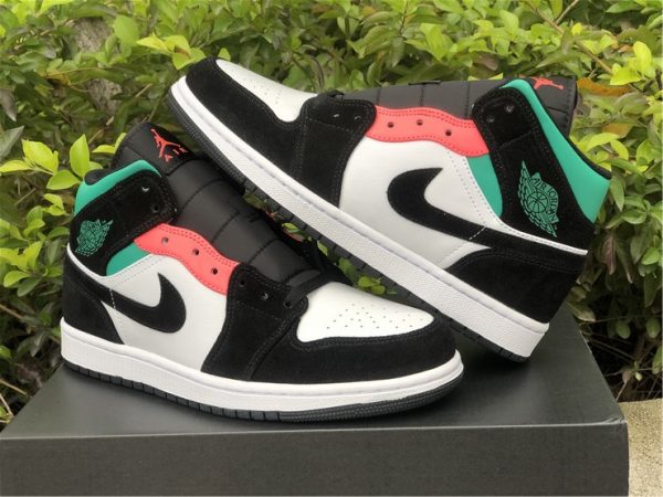 Air Jordan 1 Mid SE South Beach pink eyelet