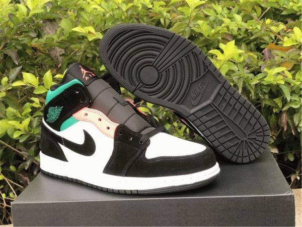 Air Jordan 1 Mid SE South Beach side