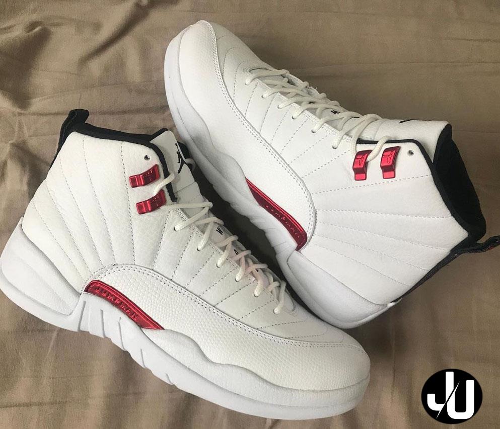 Air Jordan 12 Twist Chicago Bulls Home red