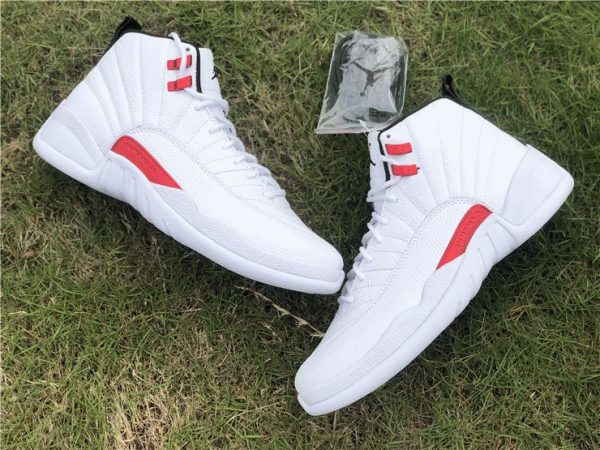 Air Jordan 12 Twist white red