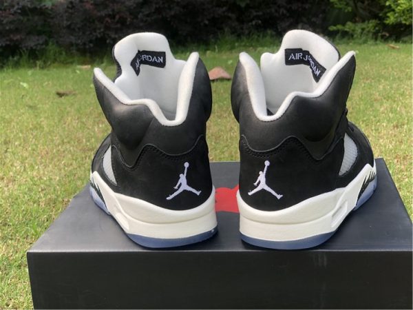 Air Jordan 5 V Oreo White Cool Grey Heel